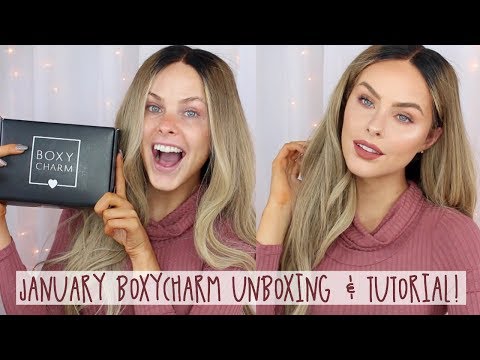 JANUARY BOXYCHARM UNBOXING AND TUTORIAL!