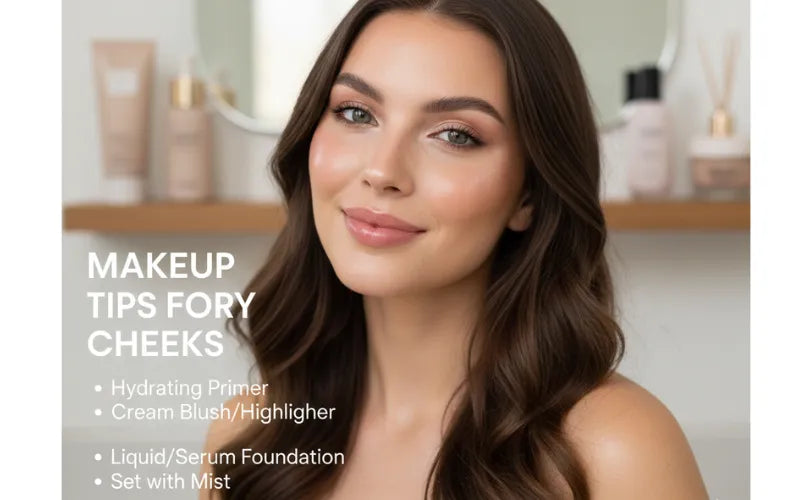 Makeup Tips for Dry Skin on Cheeks