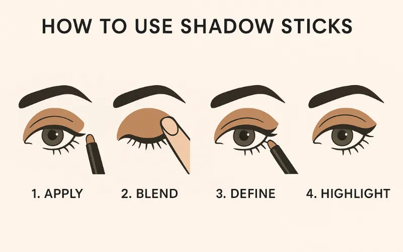 How to Use Shadow Sticks: Easy Eye Makeup Guide