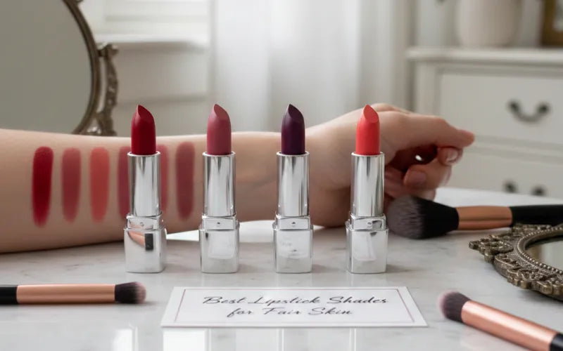 What Are the Best Lipstick Shades for Fair Skin?