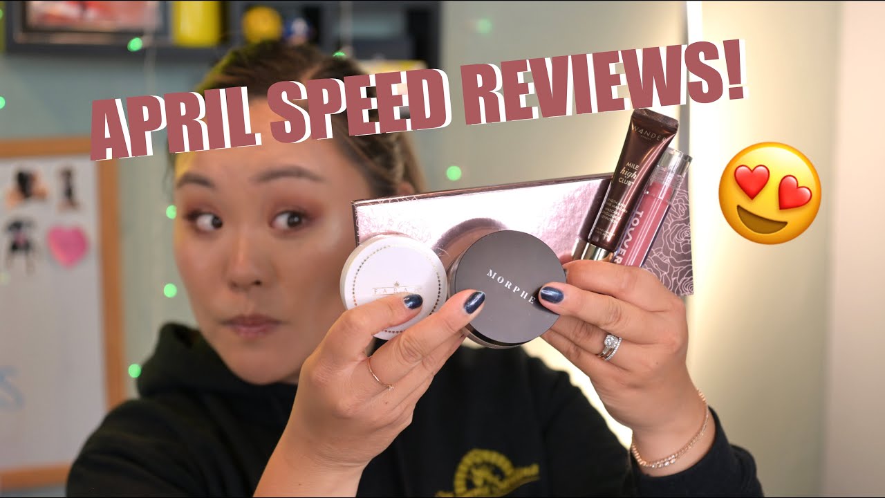 APRIL SPEED REVIEWS ft. MORPHE, GIRLACTIK, TOWER28 | EatSleepMascara