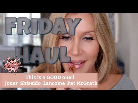 FRIDAY HAUL ~ THIS IS A GOOD ONE!! JOUER SHISEIDO LANCOME PAT MCGRATH