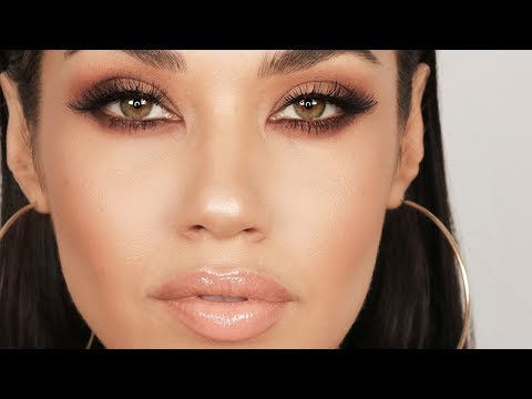 MATTE BROWN SMOKEY EYE MAKEUP TUTORIAL | GET READY WITH ME | EMAN