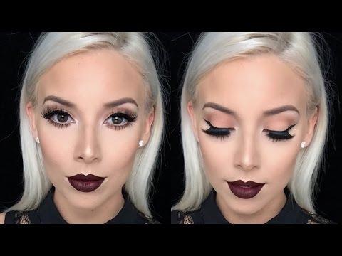 GO TO GLAM WITH DARK LIP! | LUSTRELUX