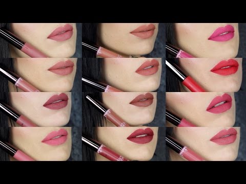 FULL COLLECTION GIRLACTIK MATTE LIP PAINT SWATCH, REVIEW + DISCOUNT CODE