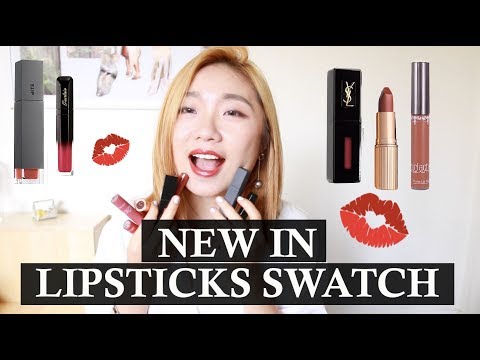 NEW IN LIPSTICKS SWATCH