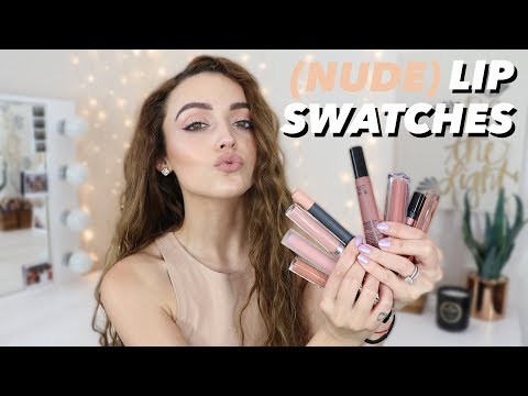 MY FAVORITE NUDE LIP COLORS | DRUGSTORE + HIGH END